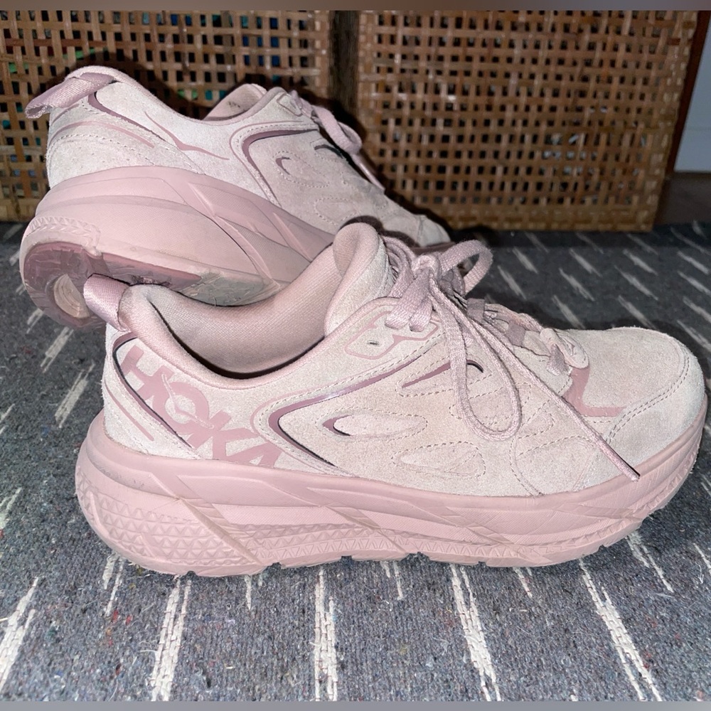 Hoka Clifton Dusty Rose Pink sneakers